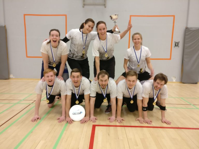 Espoo Ultimate Club voitti sisäkauden Mixed-SM-kultaa